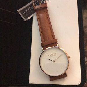 Accent men’s watch tan